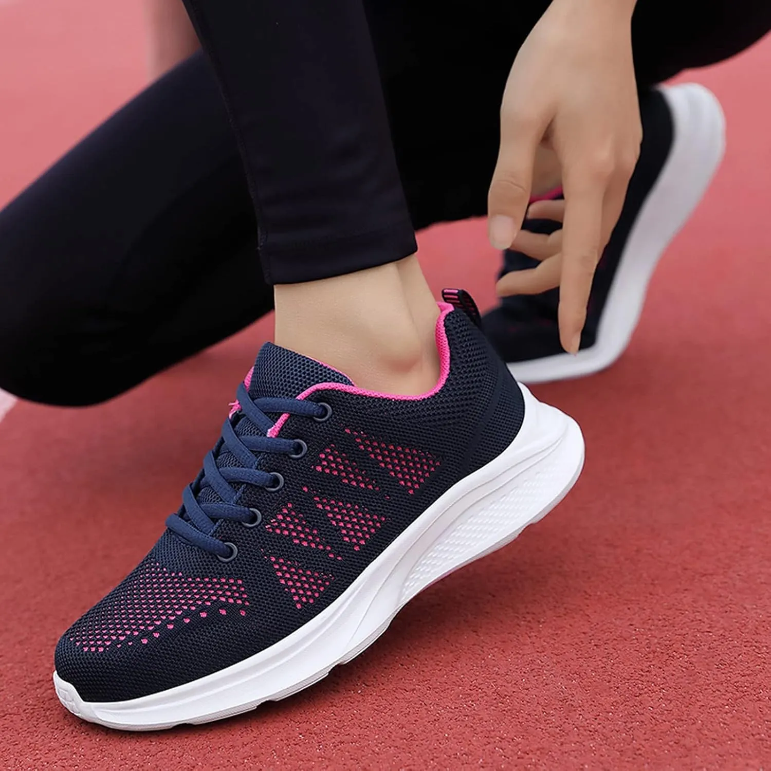 Arch Support Non Slip Minimalist Shoes for Men Comfortable Breathable Lace Up Sneaker Comfortable Stretch Shoes