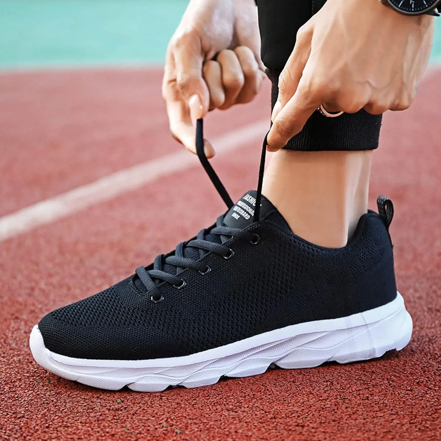 Breathable Sports Lace-up Shoes Men's Fashion Running Lightweight Comfortable Men's Shoes Slip on Sneaker