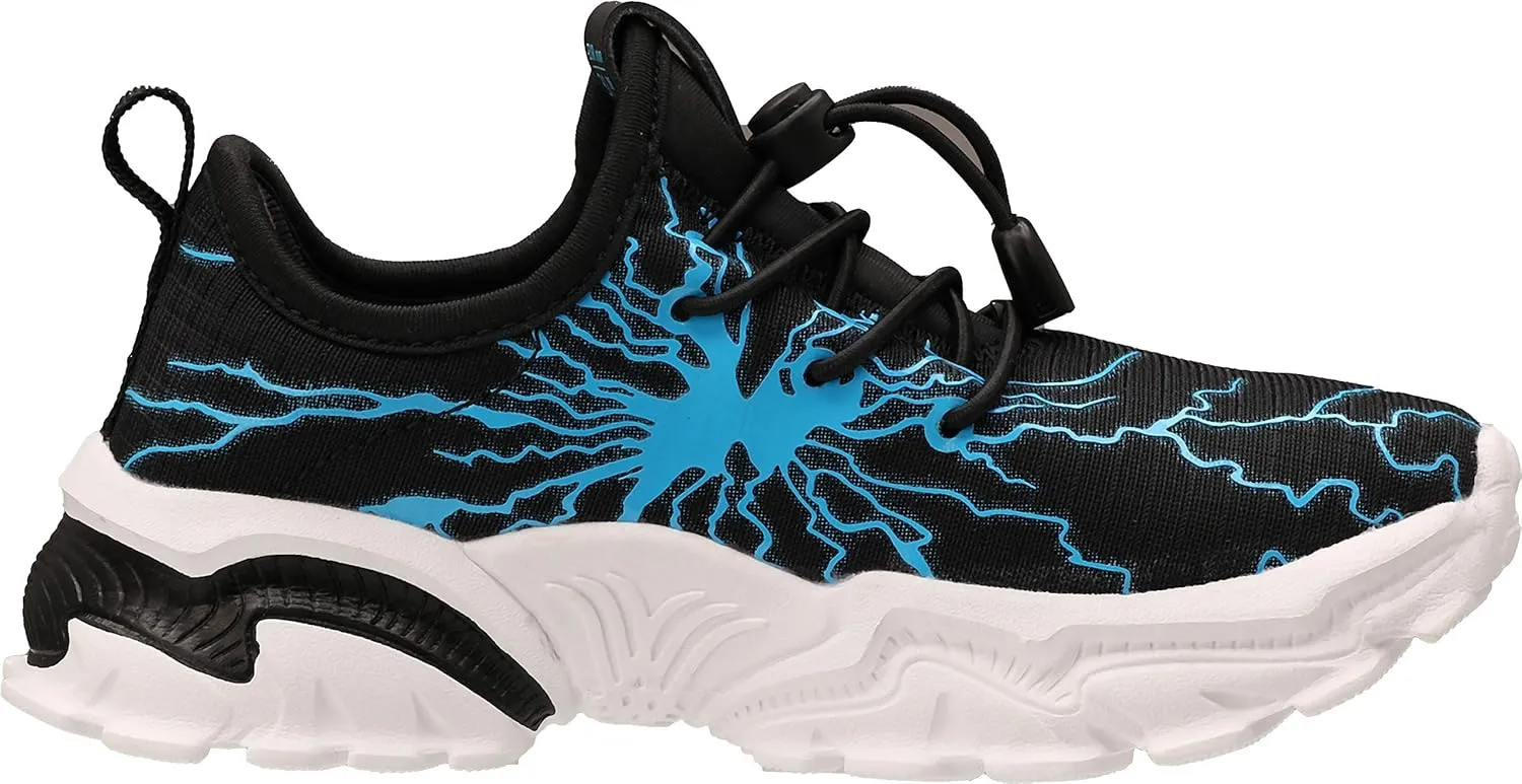 BRONAX Little/Big Boys Comfortable Graffiti Personality Tennis Shoes