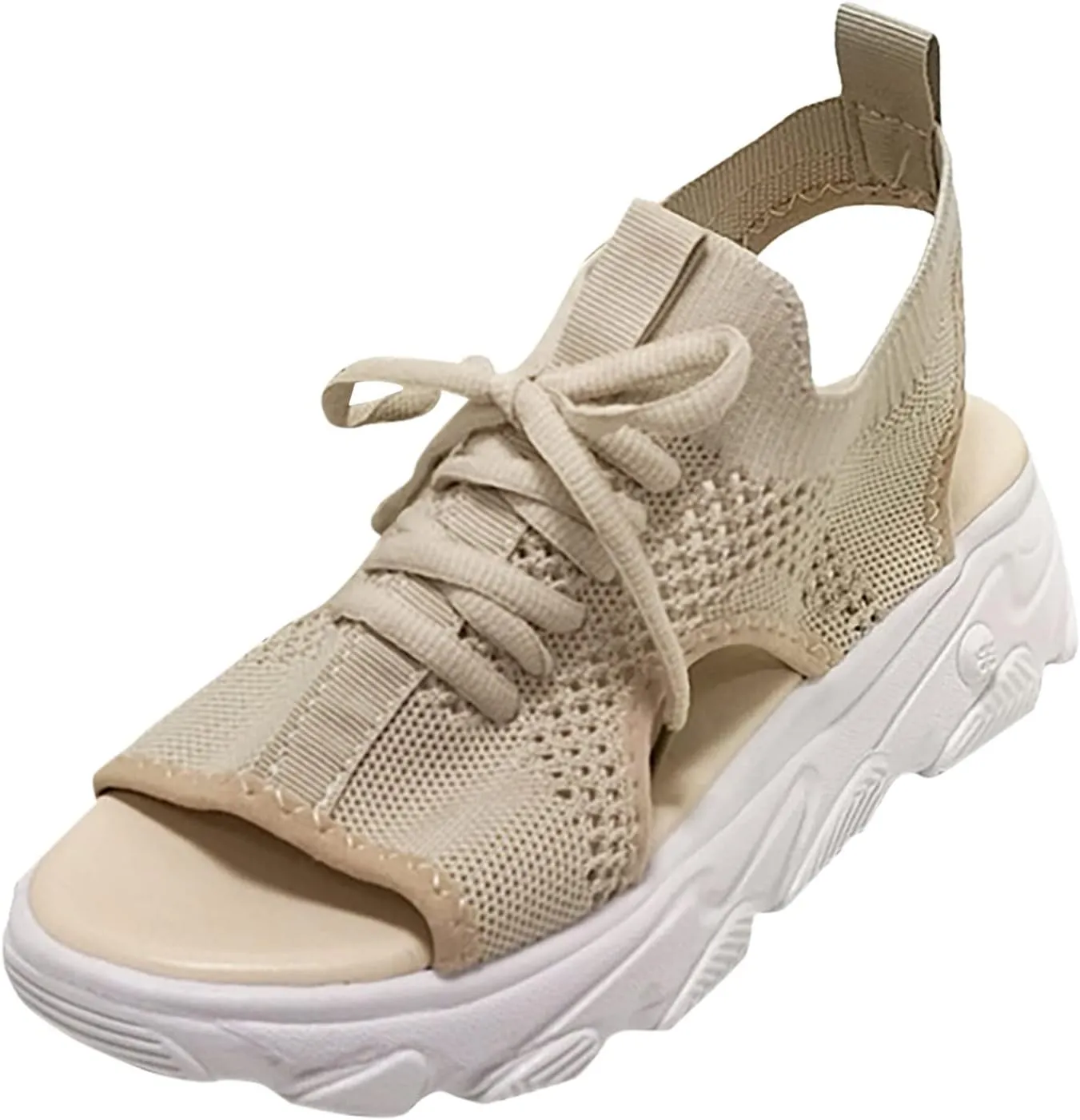 Cathalem Orthopedic Sandals for Women Espadrille Platform Sandals Women Fashion Casual Ankle Strap Wedge Heels