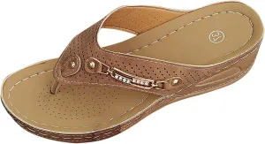 Cathalem Summer Sandals for Women 2024 Slip-On Summer Beach Comfortable Low Top Walking Shoes Outdoor Fashion Slide Sandals