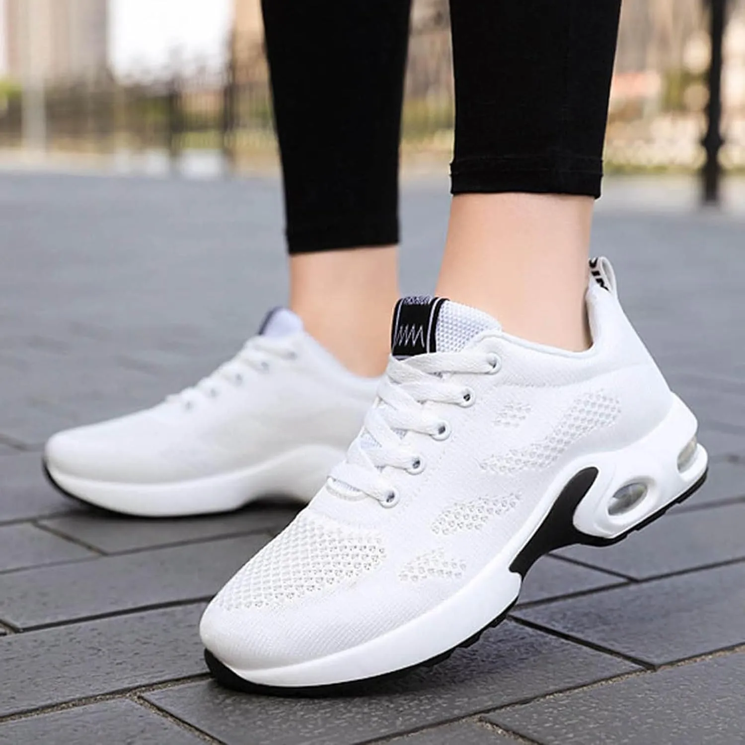 Cathalem Womens OrthopedicSneakers Air Cushion Running Shoes Tennis Walking Shoes Mesh Breathable Gym Work Fashion Sneakers