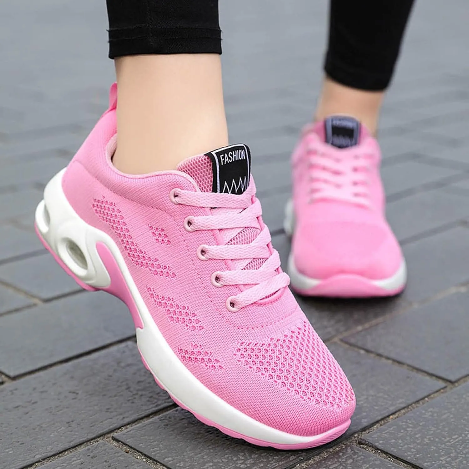 Cathalem Womens OrthopedicSneakers Air Cushion Running Shoes Tennis Walking Shoes Mesh Breathable Gym Work Fashion Sneakers