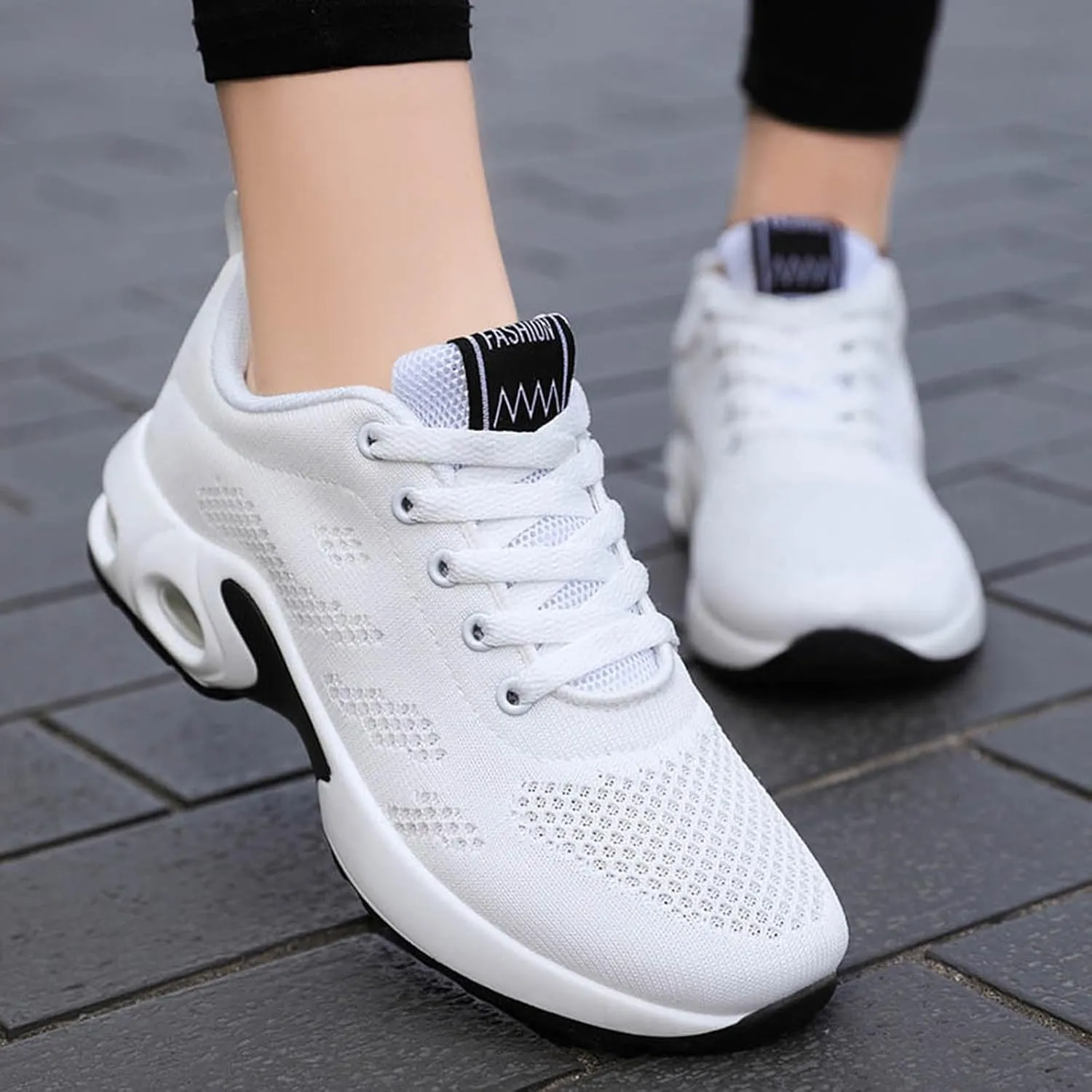 Cathalem Womens OrthopedicSneakers Air Cushion Running Shoes Tennis Walking Shoes Mesh Breathable Gym Work Fashion Sneakers