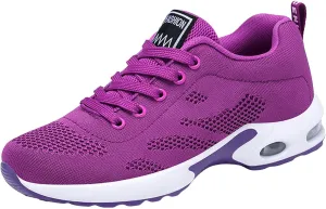 Cathalem Womens OrthopedicSneakers Air Cushion Running Shoes Tennis Walking Shoes Mesh Breathable Gym Work Fashion Sneakers
