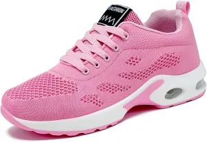Cathalem Womens OrthopedicSneakers Air Cushion Running Shoes Tennis Walking Shoes Mesh Breathable Gym Work Fashion Sneakers