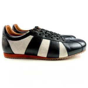 Delicious Junction Chad Leather Trainers Black