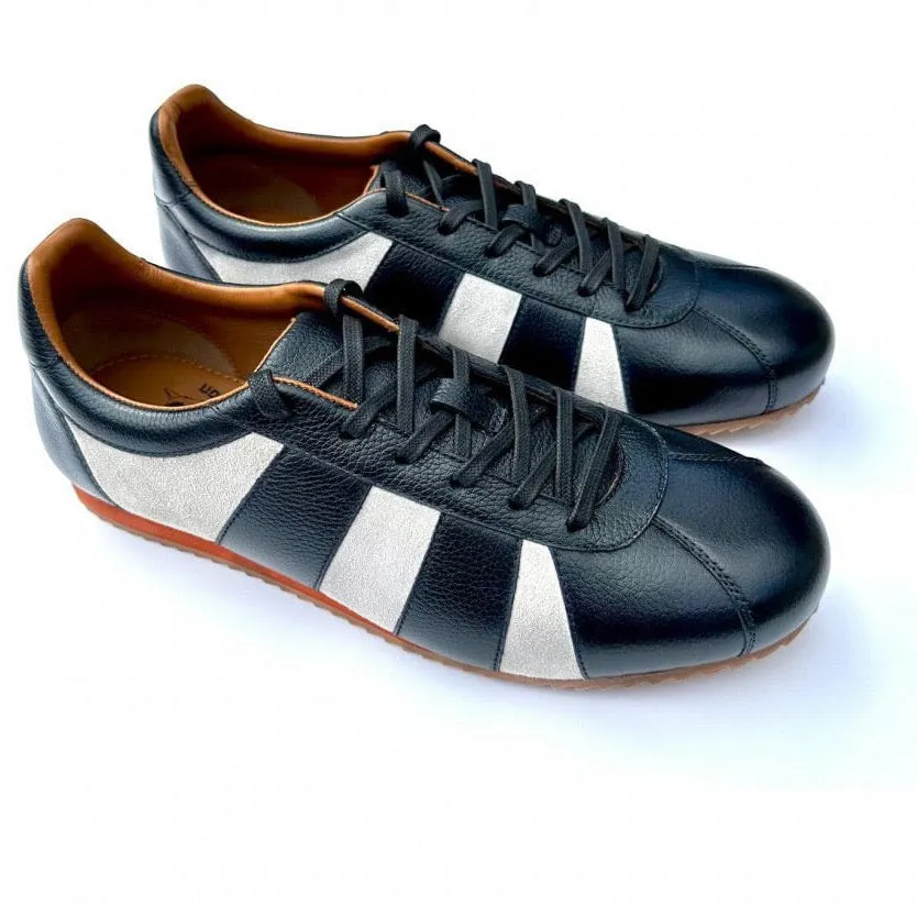 Delicious Junction Chad Leather Trainers Black