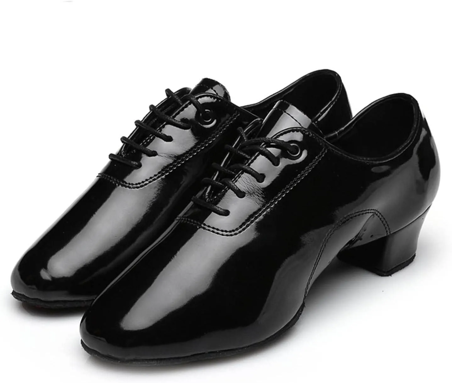 EnJoCho Children Tennis Shoes Shoes Boys Modern Dance Shoes Prom Ballroom Latin Dance Shoes Solid Color Lace Up