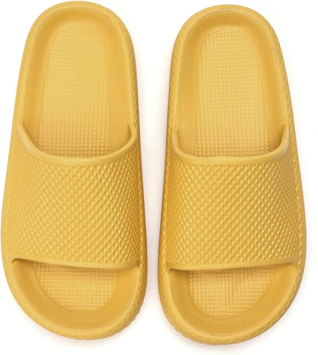 FUNKYMONKEY Slides for Women Quick Drying Non-Slip Bathroom Shower Sandals