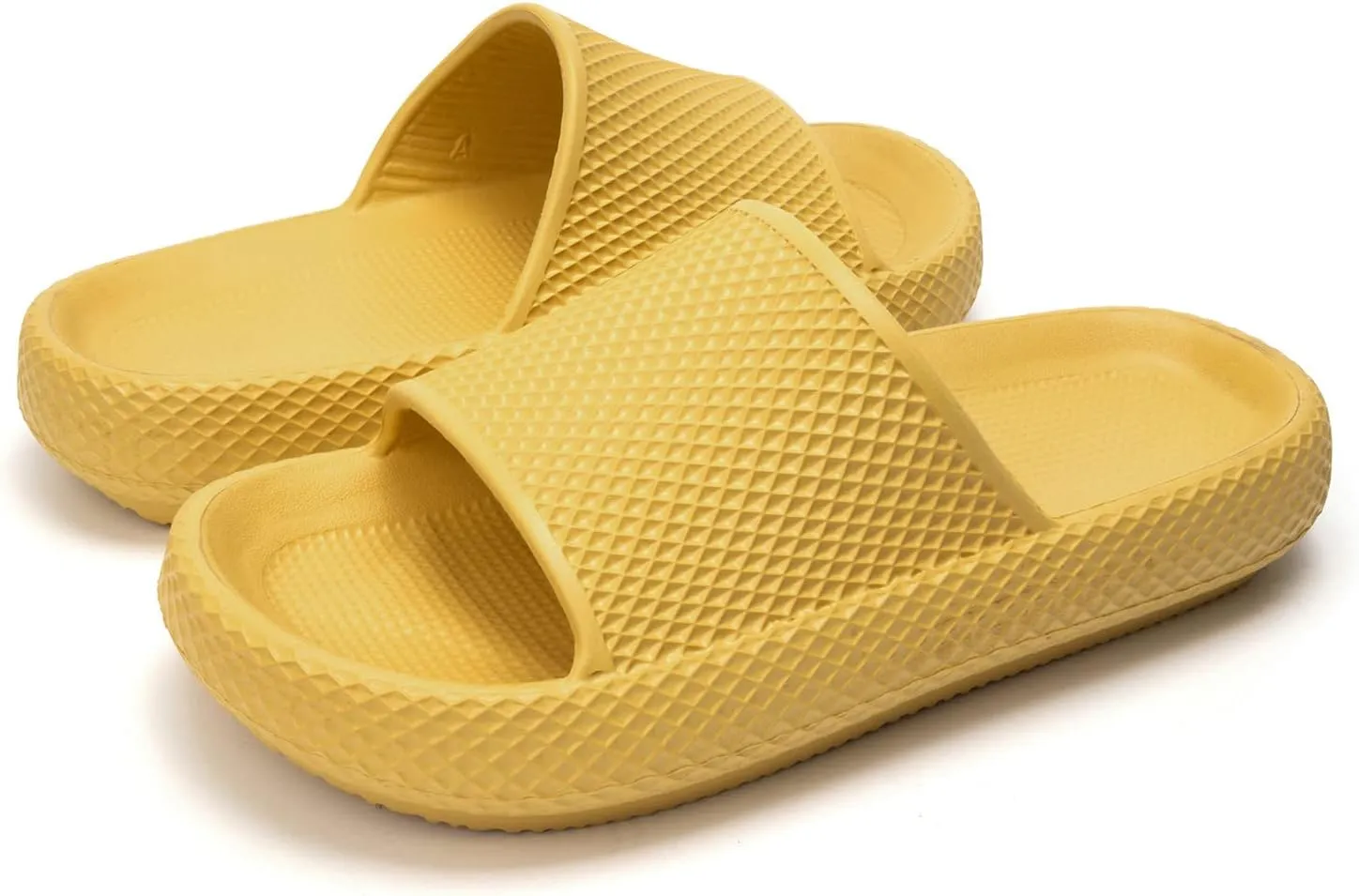 FUNKYMONKEY Slides for Women Quick Drying Non-Slip Bathroom Shower Sandals