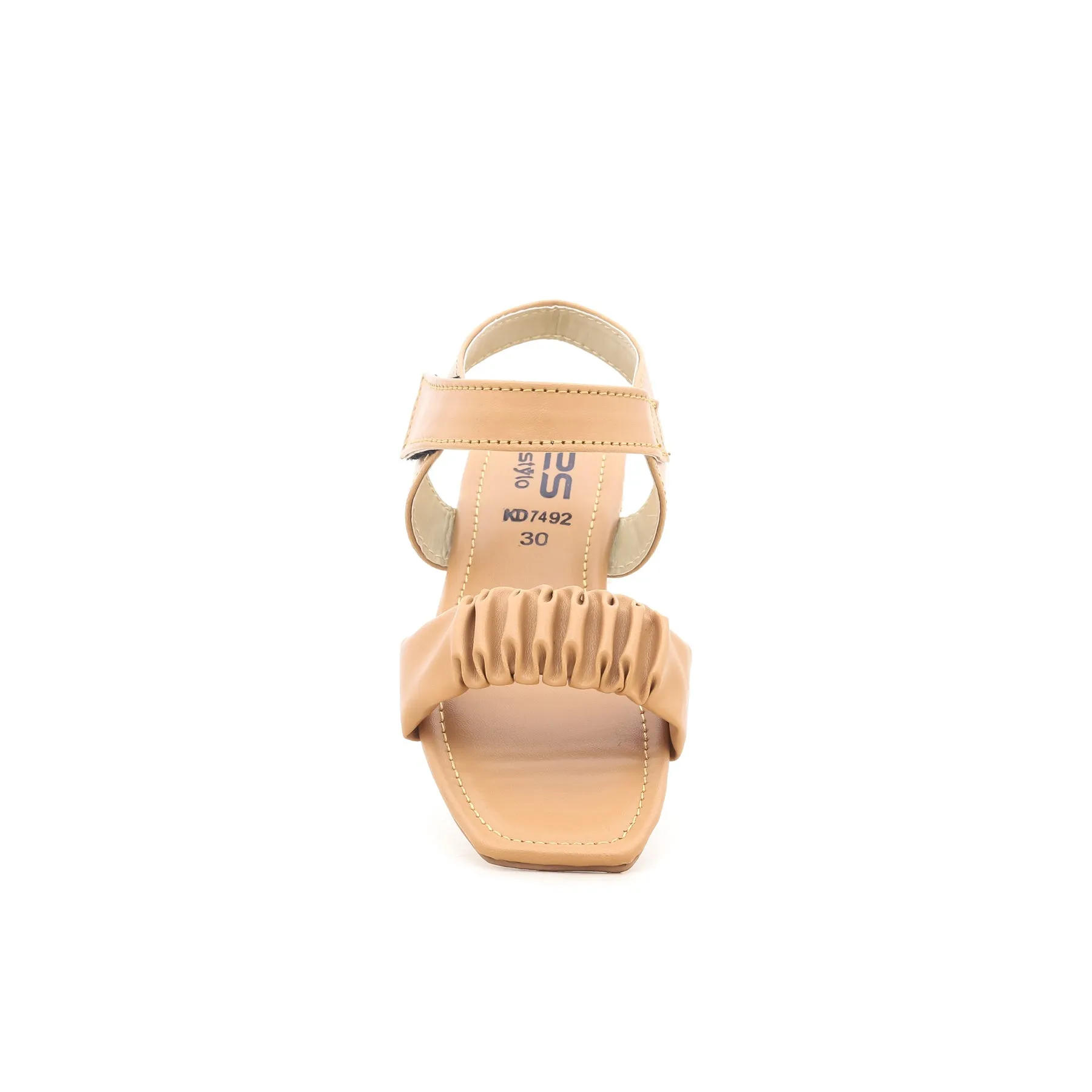 Girls Beige Casual Sandal KD7492