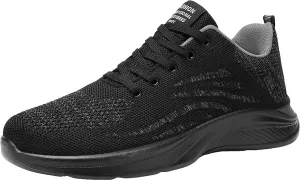 Grounded Footwear for Men Lace Up Lightweight Breathable Fashion Sneaker Lightweight Non Slip Sneakers for Men