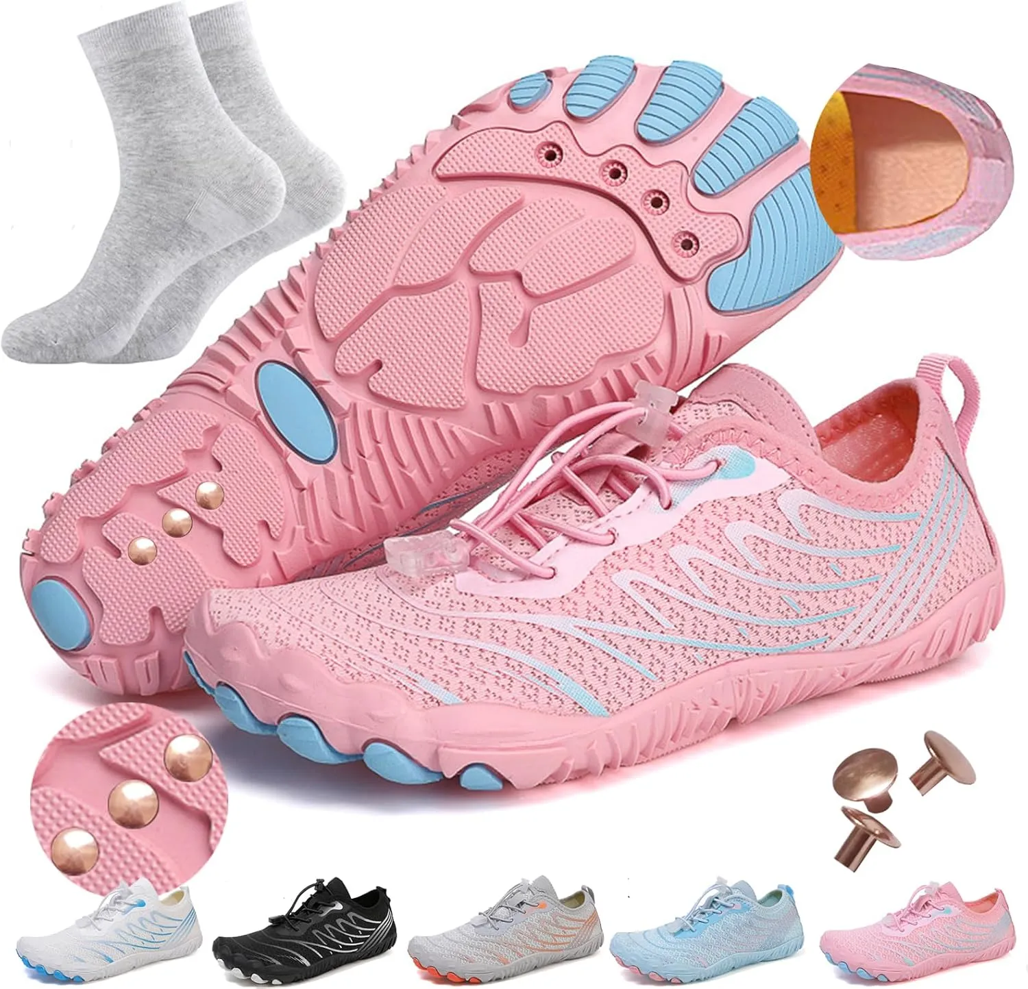 Grounding Shoes with Copper Grounded Footwear Barefoot Shoes Effectively Soft Comfortable