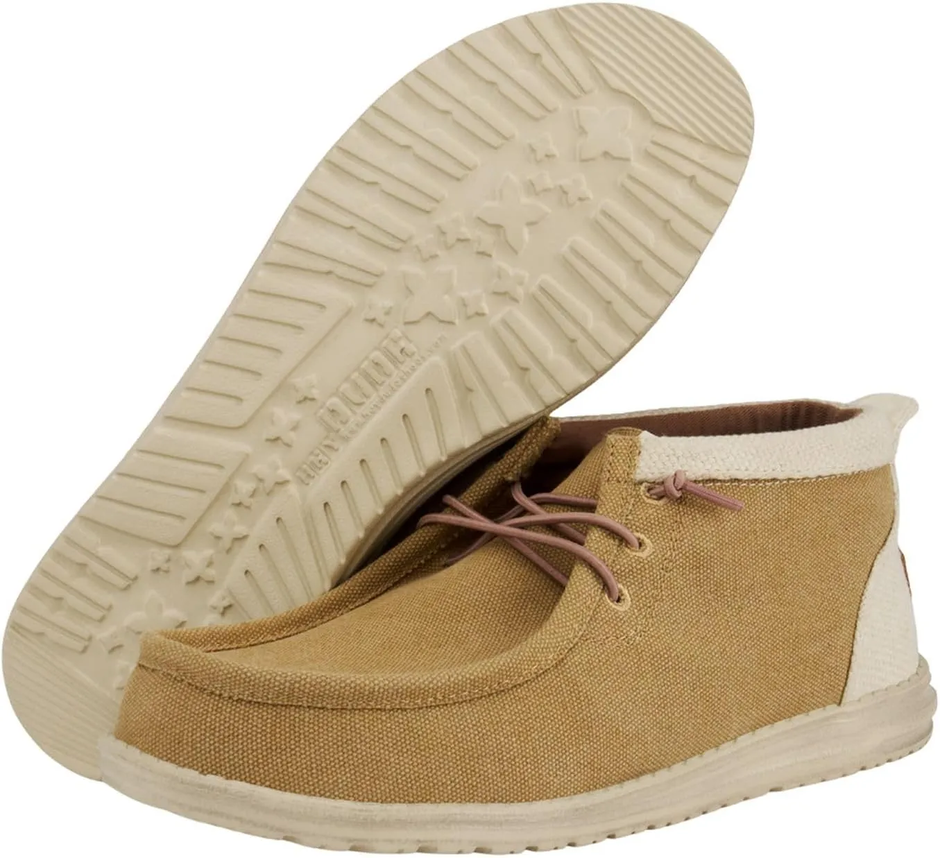HEYDUDE Wally Mid Stretch, Pull on Boots, Comfortable & Light-Weight
