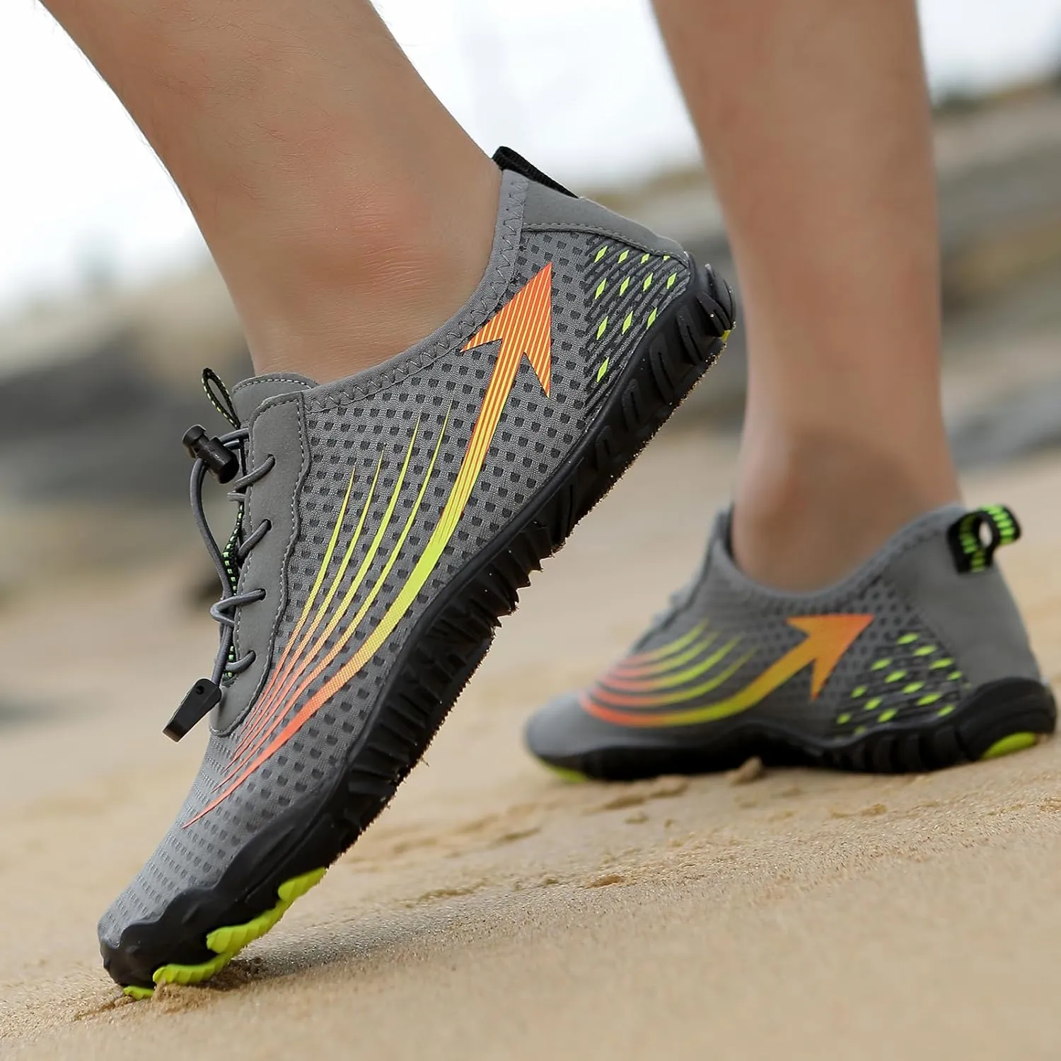 Hiking Shoes Women Waterproof Lightweight Hiking Barefoot Water Shoes Women Wide Feet Toe Box Quick Dry Aqua Swim Barefoot Shoe for Outdoor Fishing Breathable Lightweight Going Out Footwear