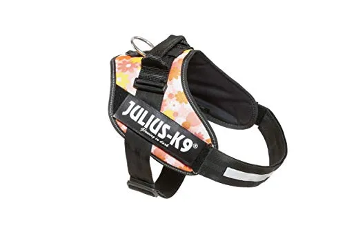 IDC Powerharness, Size: XL/2, Pink with flowers