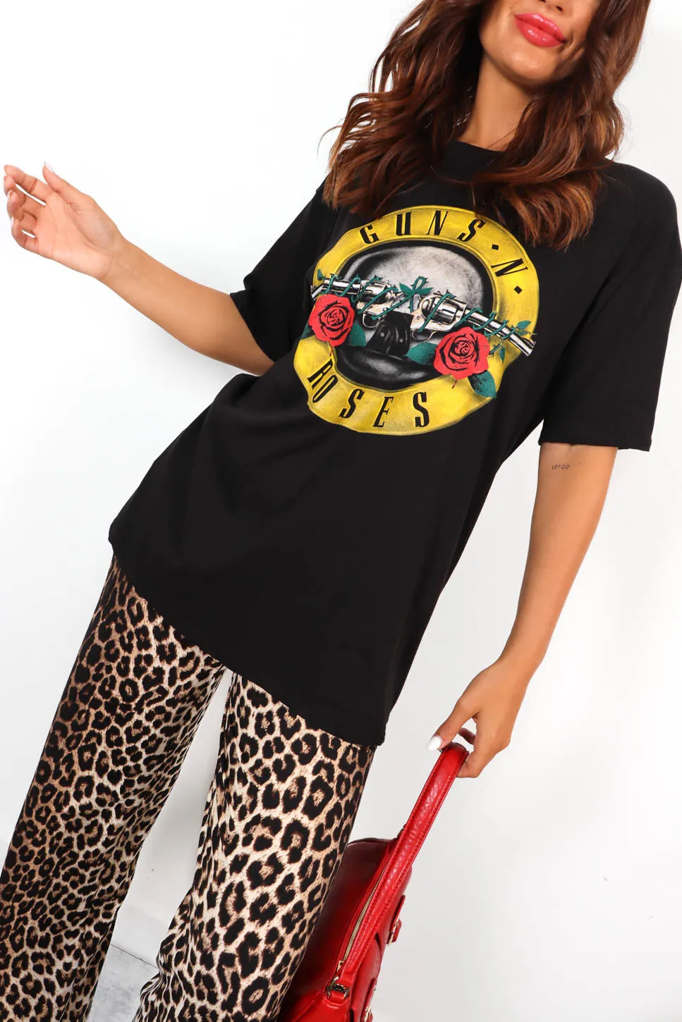 I'm With The Band - Black Gold Guns N Roses Licensed T-Shirt