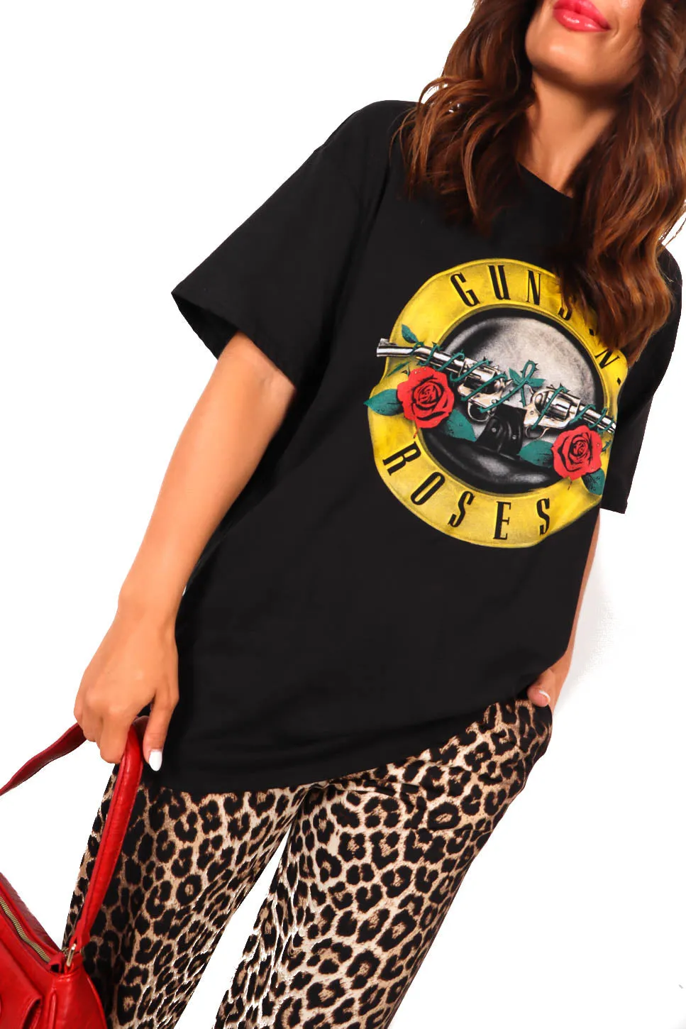 I'm With The Band - Black Gold Guns N Roses Licensed T-Shirt