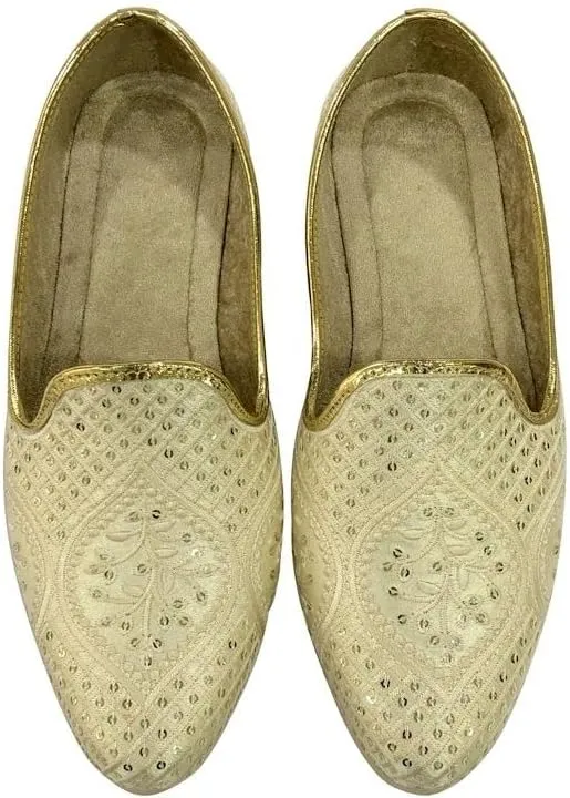 Jutti for Men Sherwani Embroidery Juti Traditional Handmade Mojari Indian Ethnic Stylish Wedding Shoes