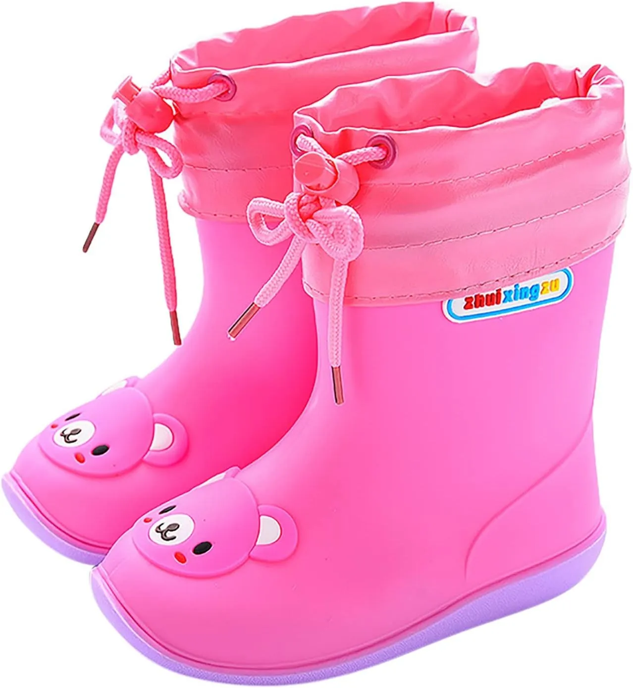 Kids Rain Boots for Boys Girls, Waterproof Lightweight Rain Boots for Water Beach Outdoor Playing Rain Boots Kids