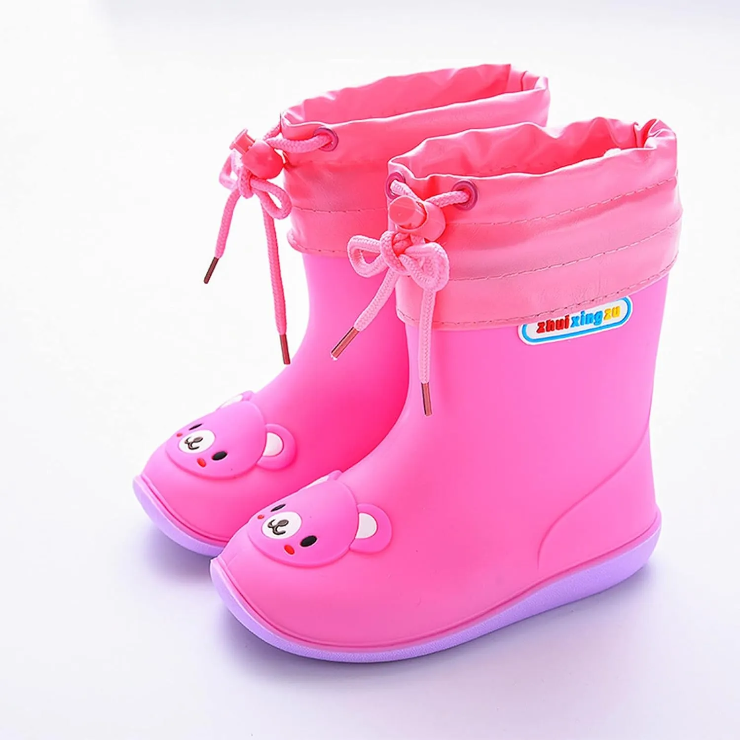 Kids Rain Boots for Boys Girls, Waterproof Lightweight Rain Boots for Water Beach Outdoor Playing Rain Boots Kids