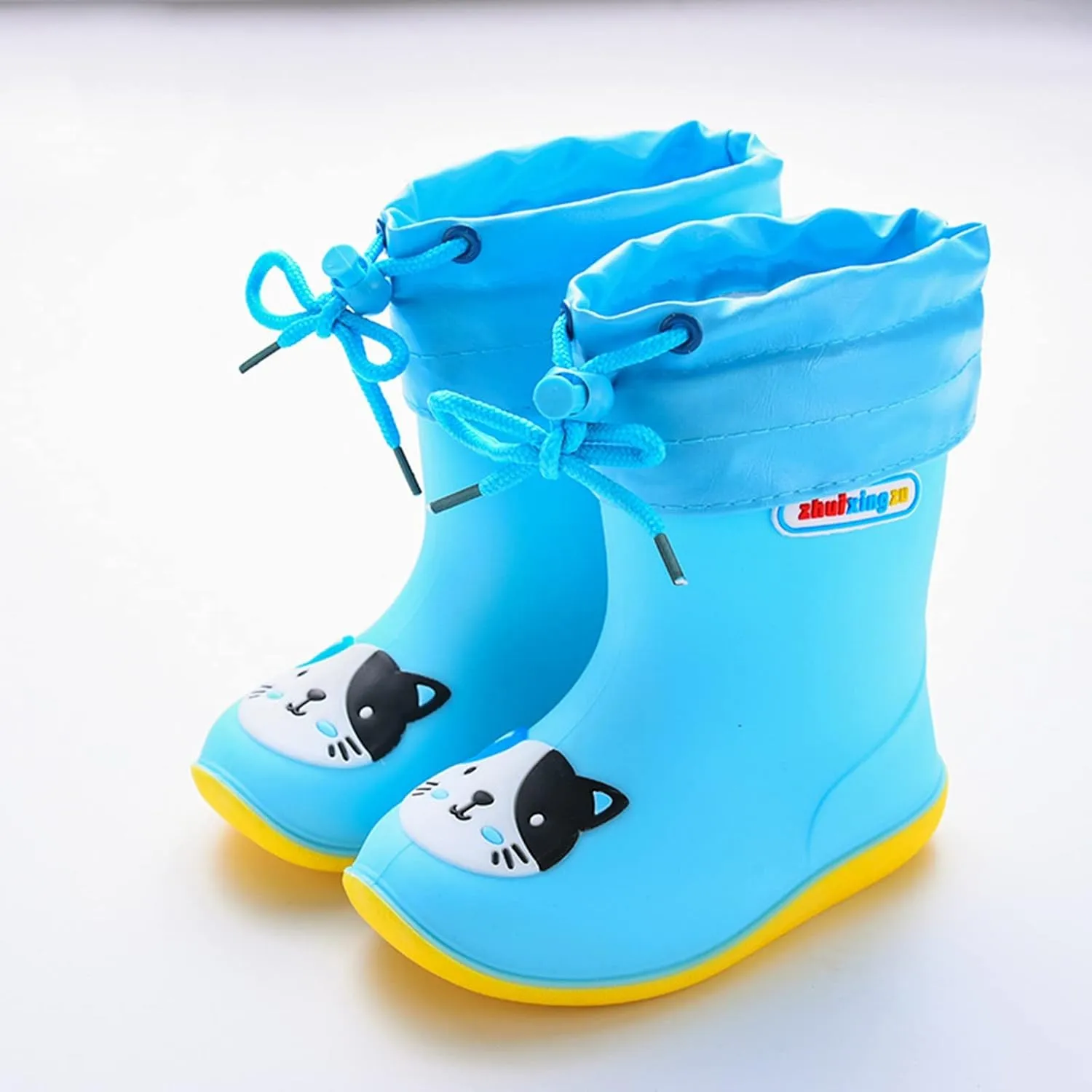 Kids Rain Boots for Boys Girls, Waterproof Lightweight Rain Boots for Water Beach Outdoor Playing Rain Boots Kids