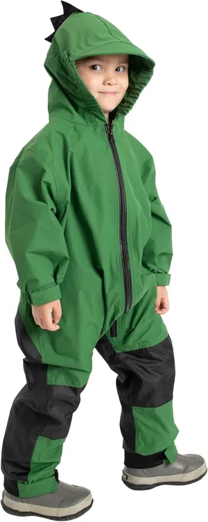 Kids Toddler Rain Suit - Muddy Buddy Waterproof Coverall One Piece Weather Resistant Baby Jacket