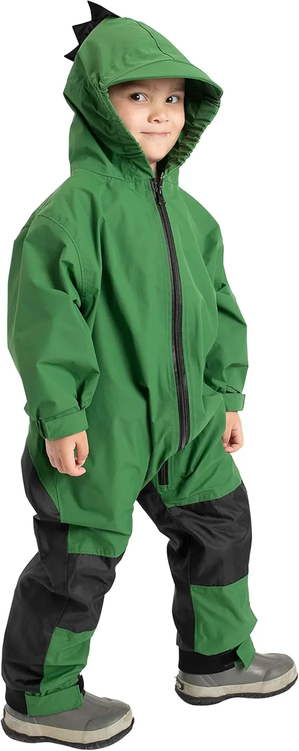 Kids Toddler Rain Suit - Muddy Buddy Waterproof Coverall One Piece Weather Resistant Baby Jacket