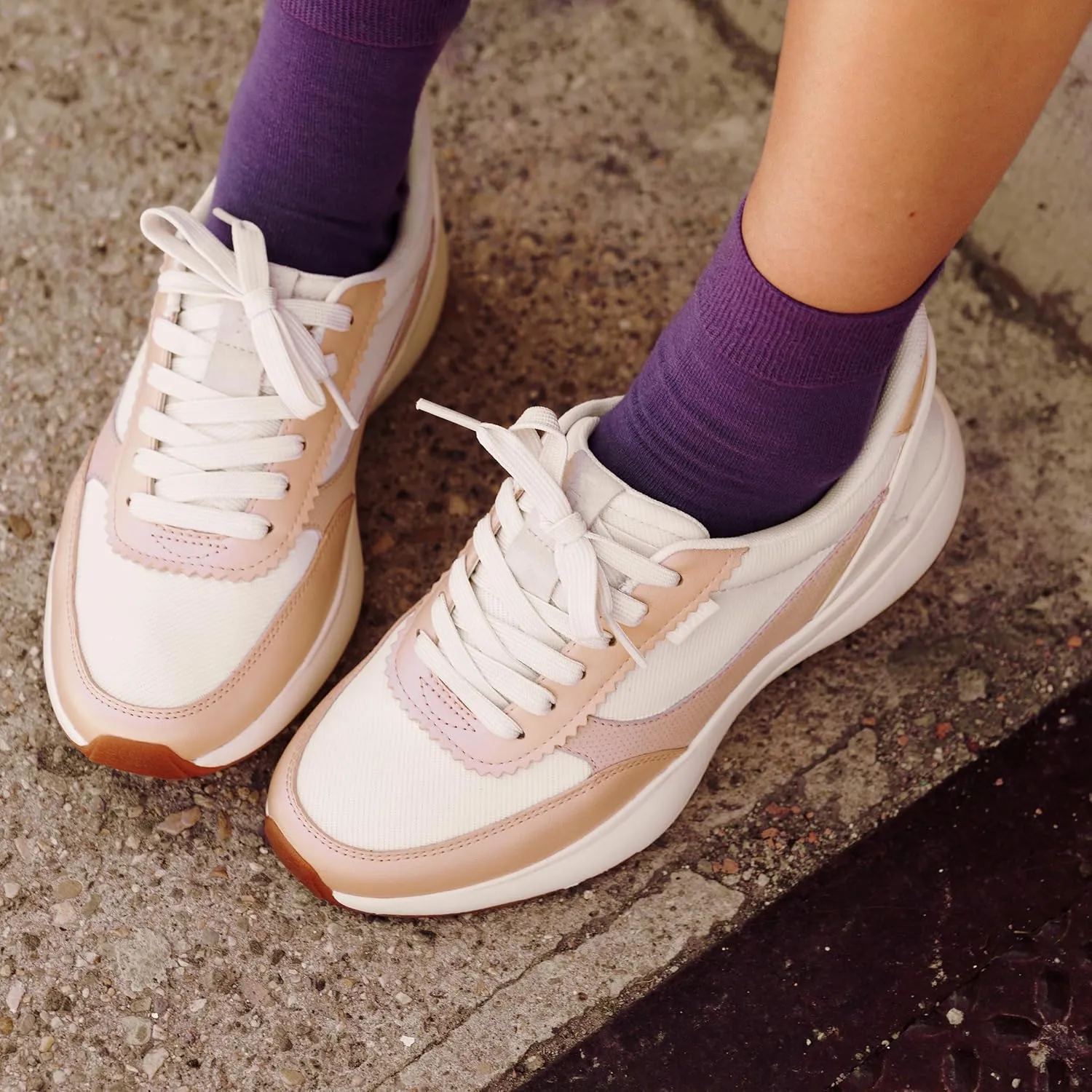 Kizik Womens Shoes: Paris - Comfortable, Breathable, Casual Slip On Sneakers, Full Grain Tumbled Leather, Hands Free Convenience for Walking & Running