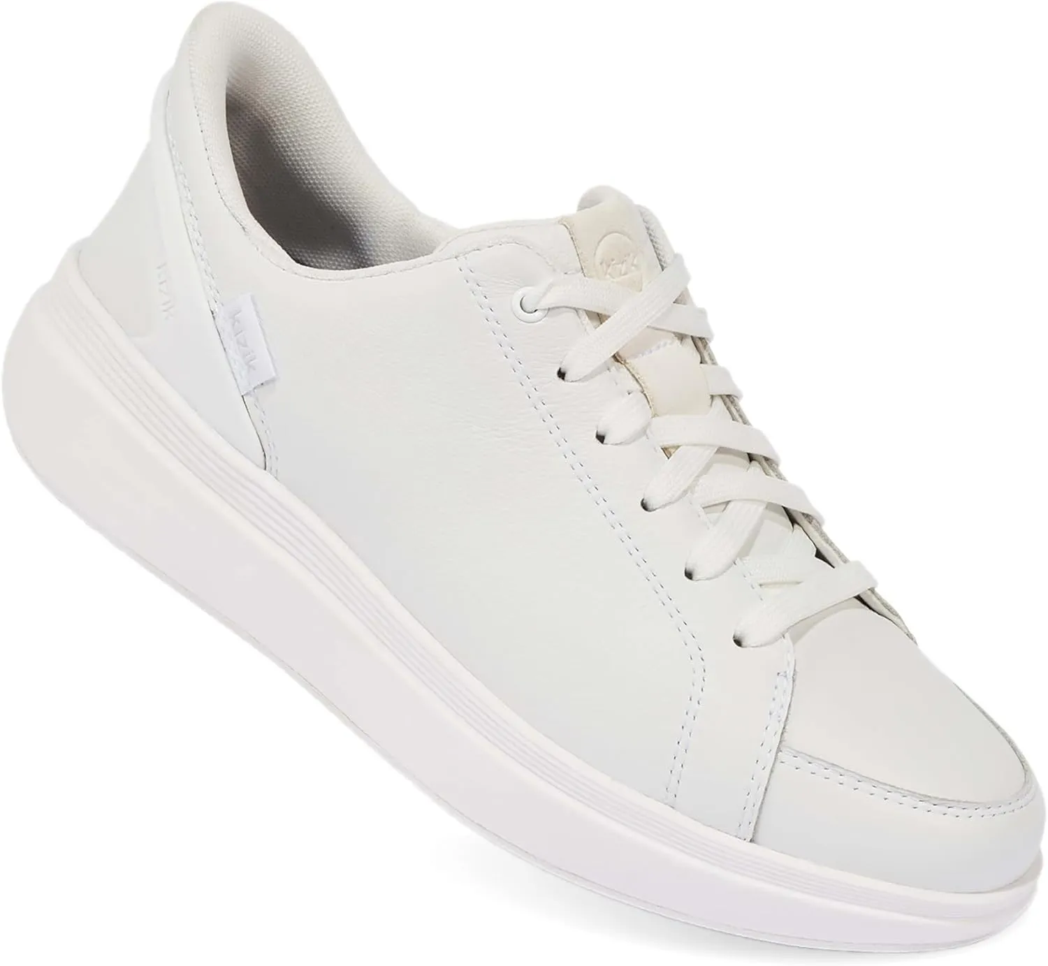 Kizik Womens Shoes: Sydney - Comfortable, Breathable, Casual Slip On Sneakers, Full Grain Tumbled Leather, Hands Free Convenience in a Timeless Style - Regular Width