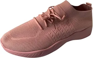 Lausiuoe Sneakers For Women Walking Shoes Comfortable Sock Sneakers Slip on Mesh Comfortable Wedge Shoe Platform Loafers