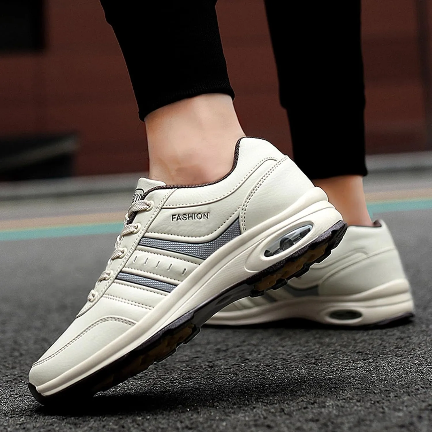 Lightweight Arch Support Sneakers for Men Non Slip Lightweight Workout Shoe Men's Classic Casual Walking Shoes