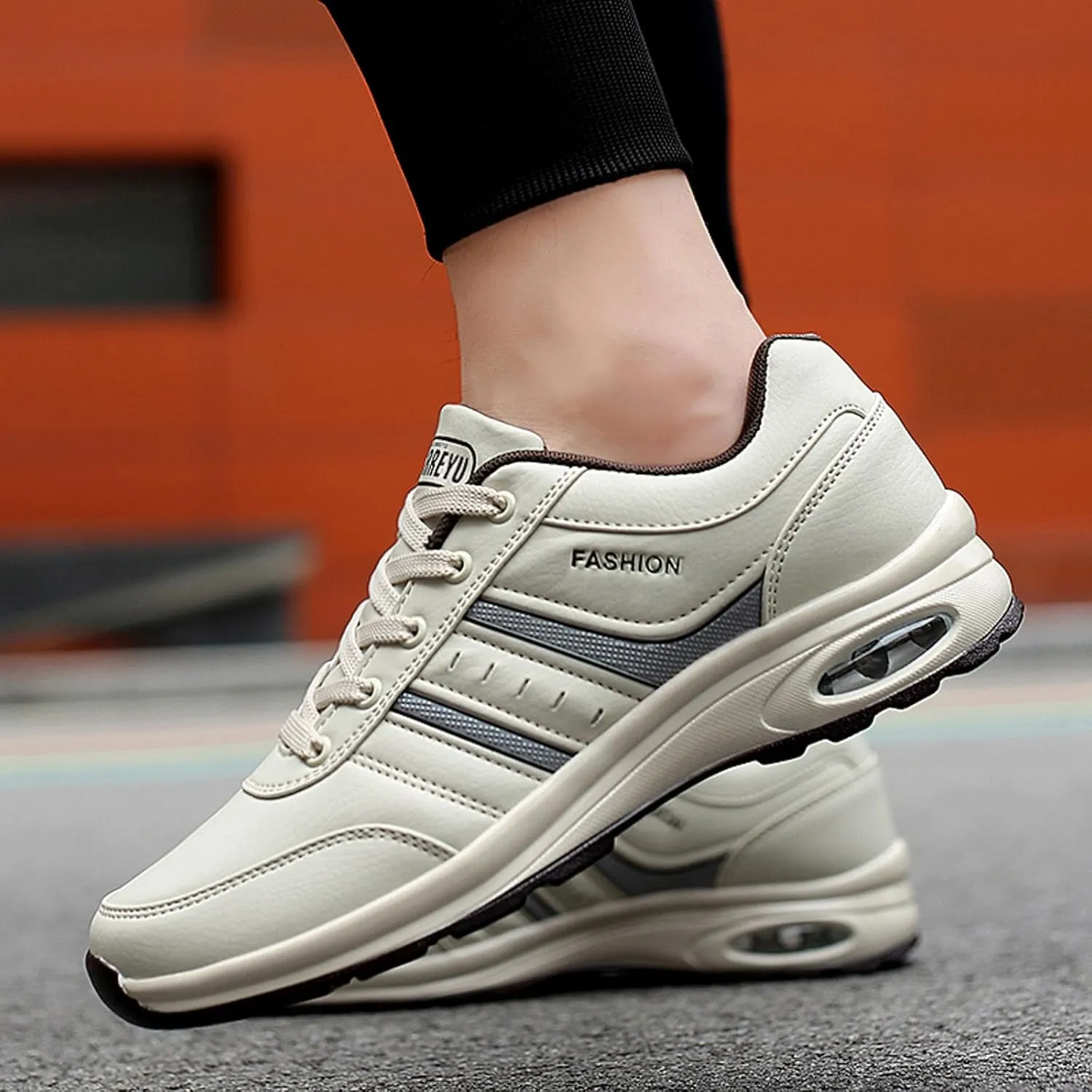 Lightweight Arch Support Sneakers for Men Non Slip Lightweight Workout Shoe Men's Classic Casual Walking Shoes
