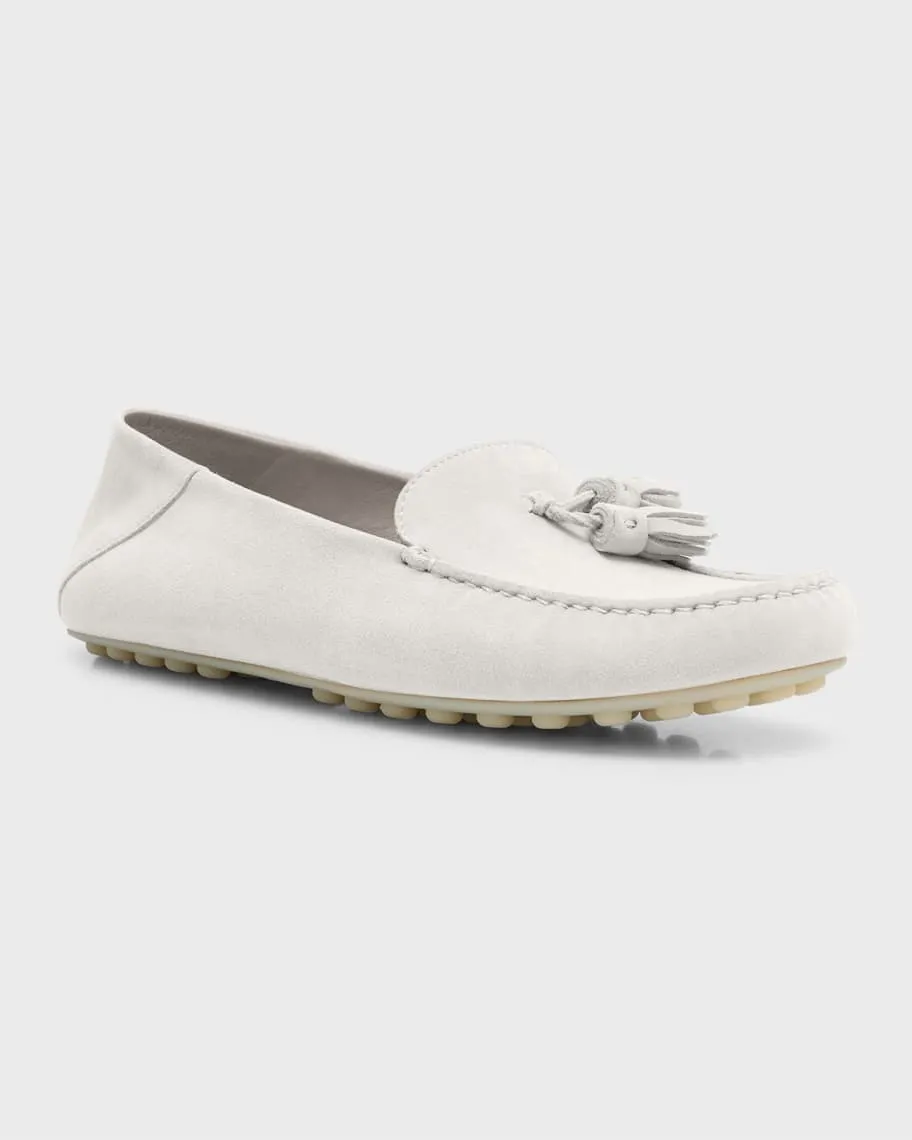 Loro Piana leather loafers with tassels
