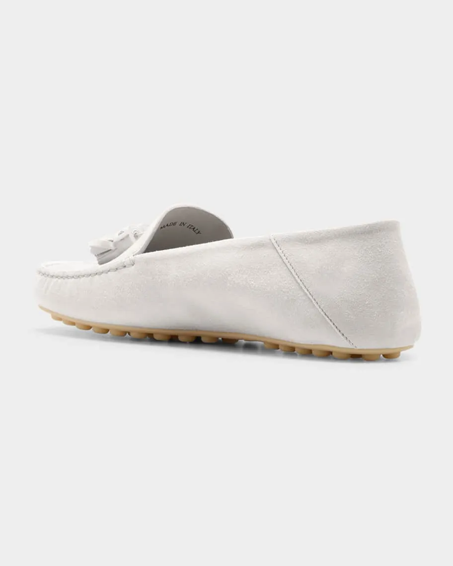 Loro Piana leather loafers with tassels