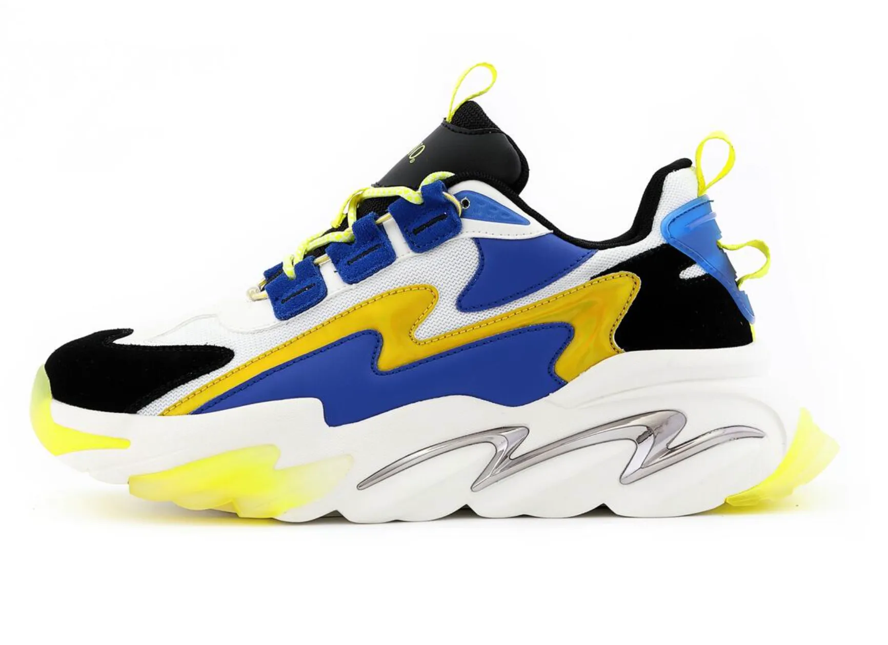 Mazino Crinoid l White Royal Blue Sneakers - Men
