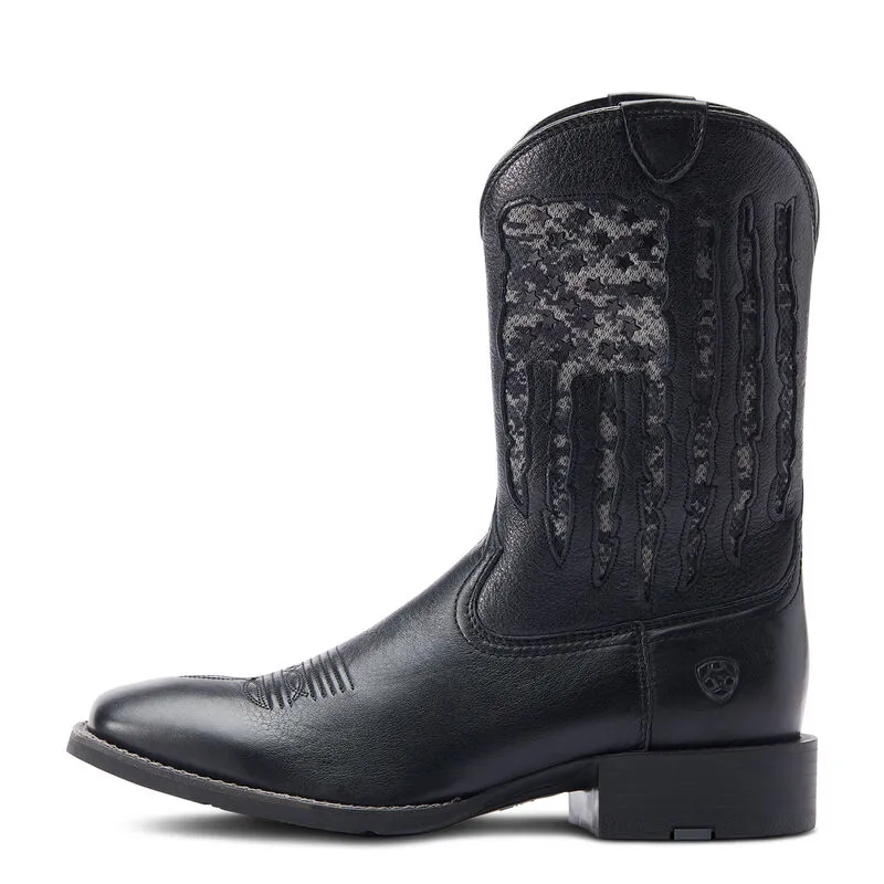 Men's Ariat Sport My Country VentTEK Western Boot - 10044563