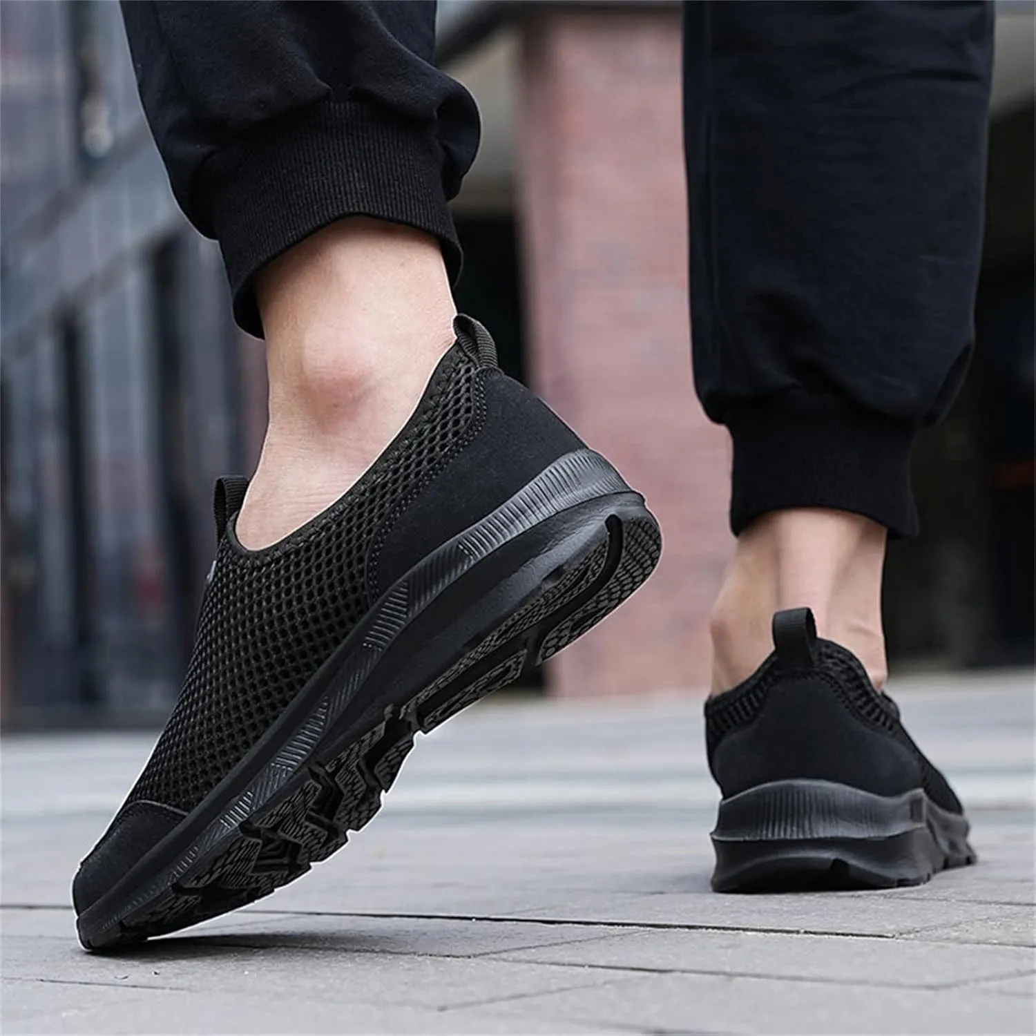 Men's Casual Dress Sneakers Oxfords Business Mesh Breathable Walking Shoes Tennis Comfortable