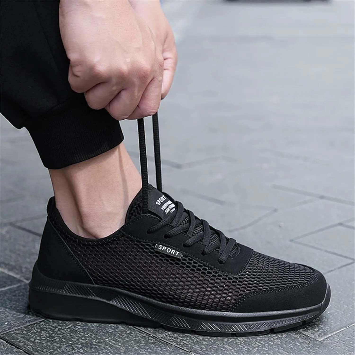 Men's Casual Dress Sneakers Oxfords Business Mesh Breathable Walking Shoes Tennis Comfortable