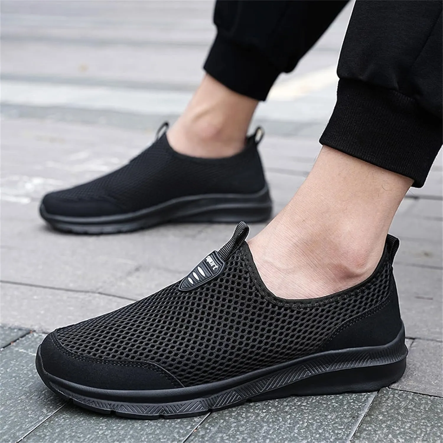 Men's Casual Dress Sneakers Oxfords Business Mesh Breathable Walking Shoes Tennis Comfortable