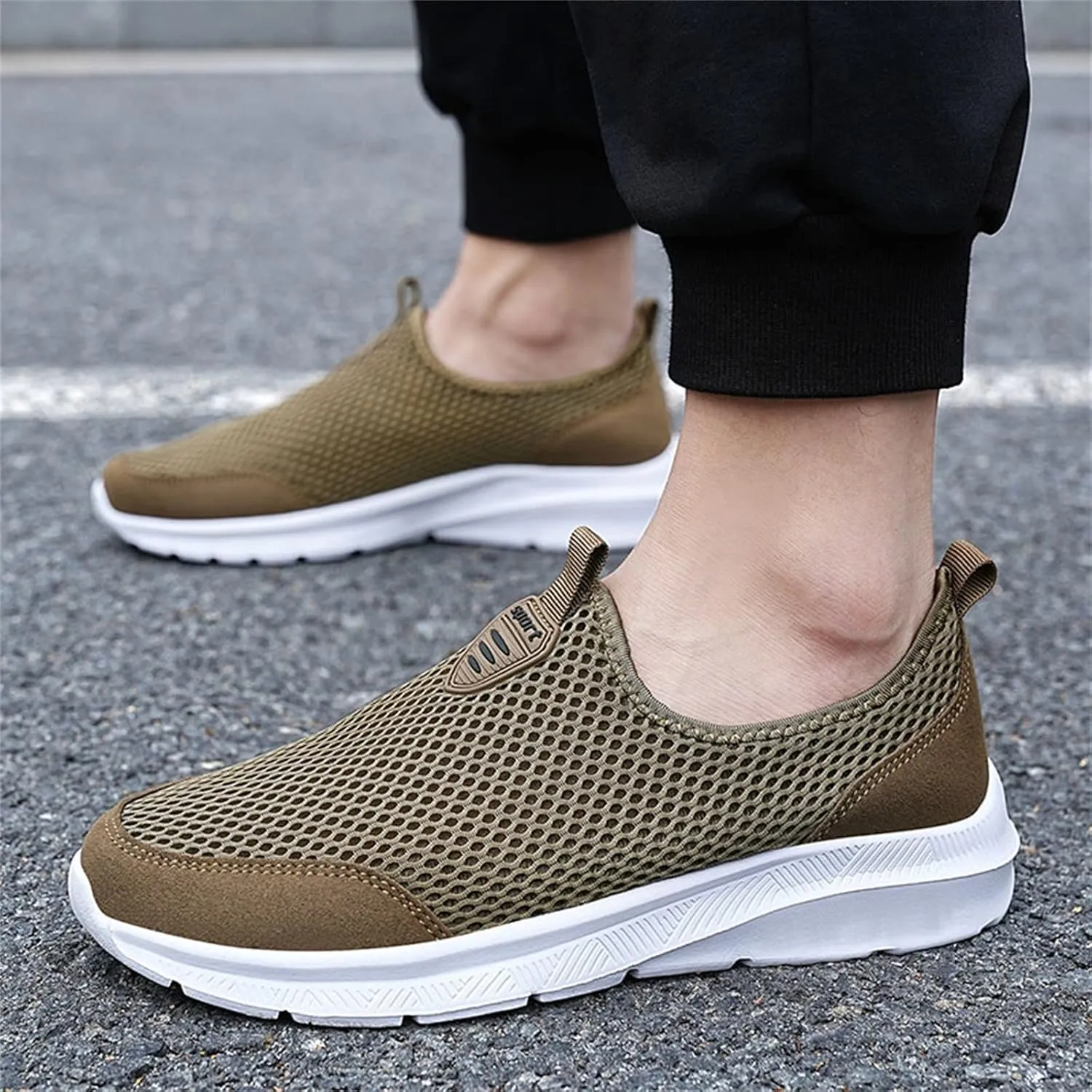 Men's Casual Dress Sneakers Oxfords Business Mesh Breathable Walking Shoes Tennis Comfortable