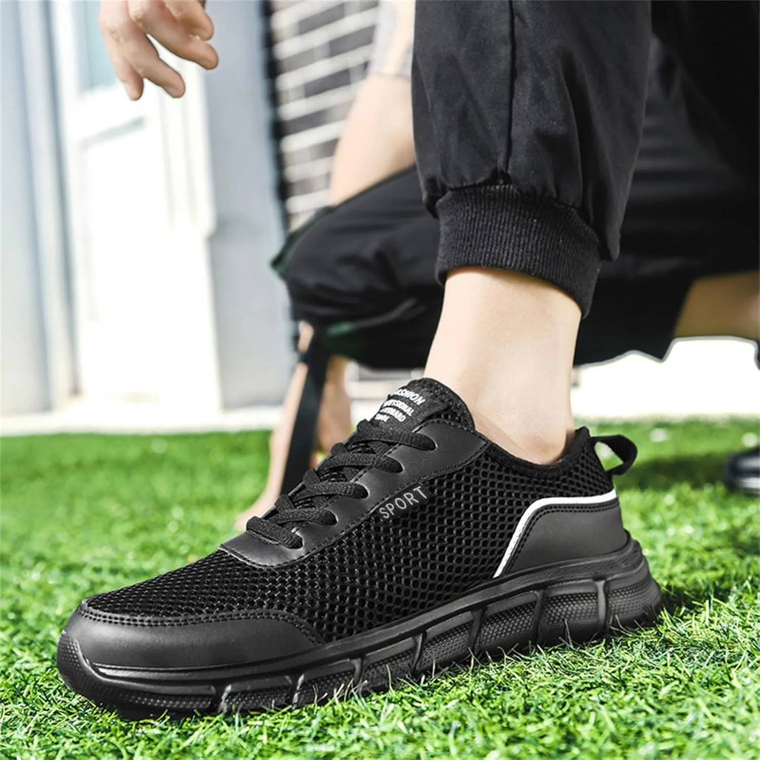 Men's Comfortable Stretch Workout Shoes Comfortable Lightweight Casual Walking Shoe Men's Business Casual Shoes
