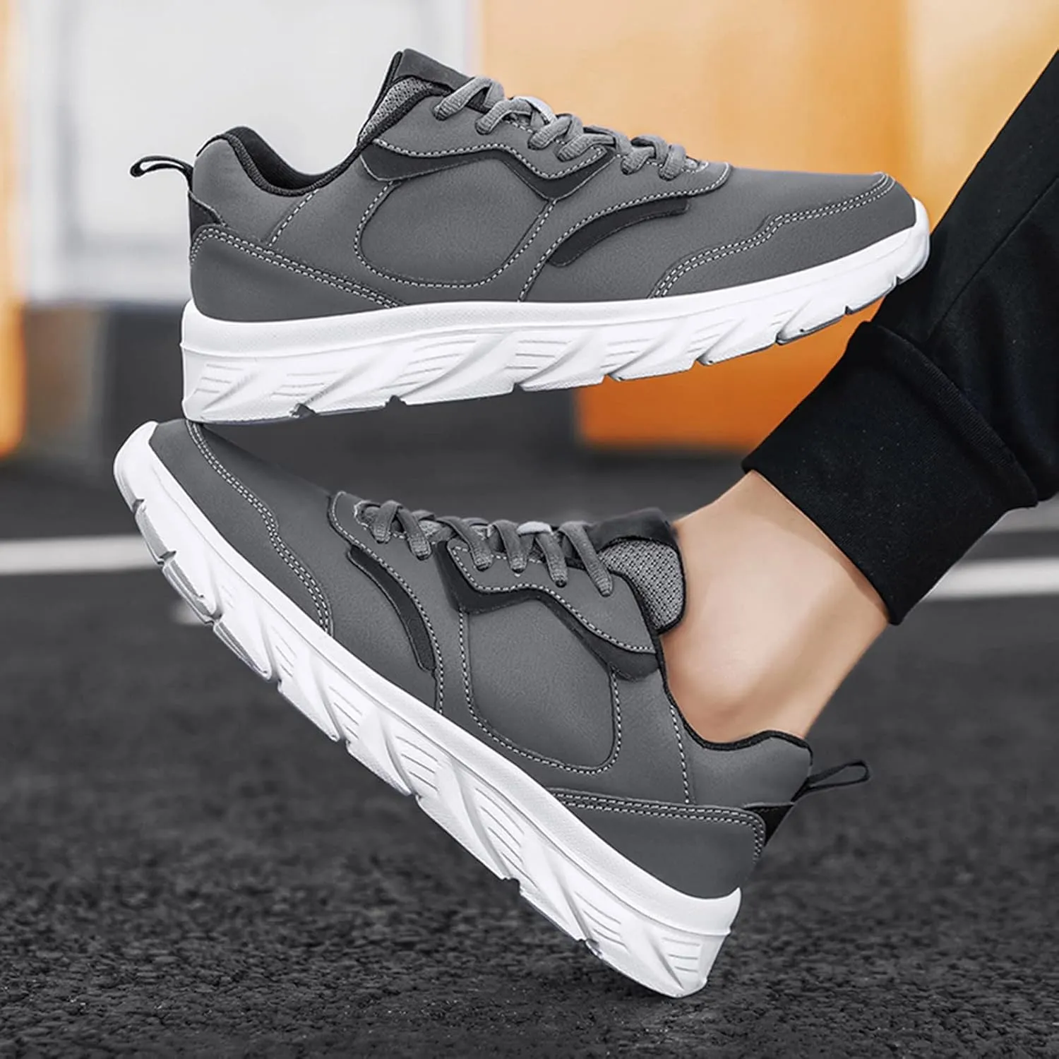 Mens Lightweight Minimalist Shoes Comfortable Breathable Stretch Canvas Slip On Sneaker Casual Stretch Sneaker
