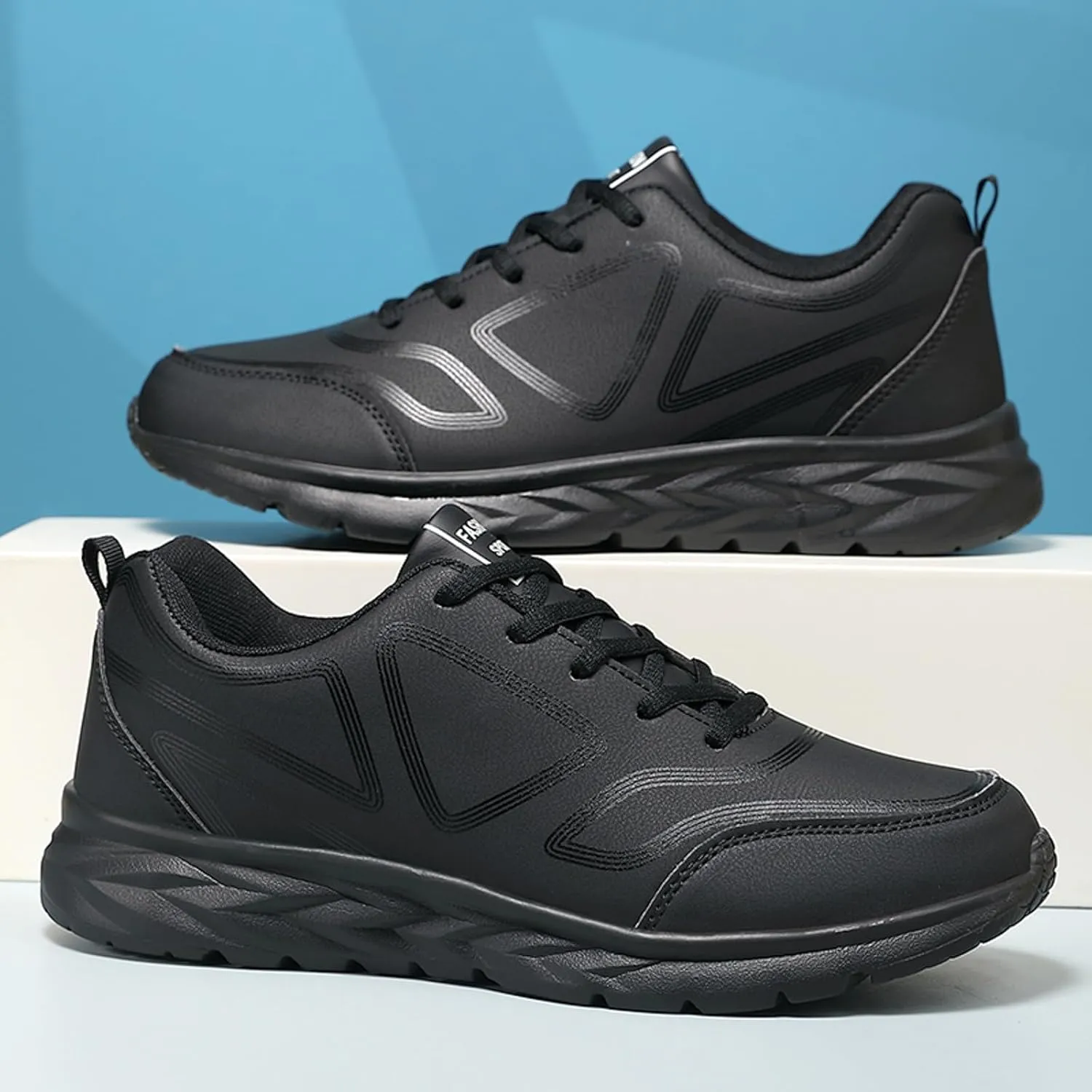 Mens Lightweight Minimalist Shoes Comfortable Breathable Tennis Shoe Lightweight Work Shoes for Men