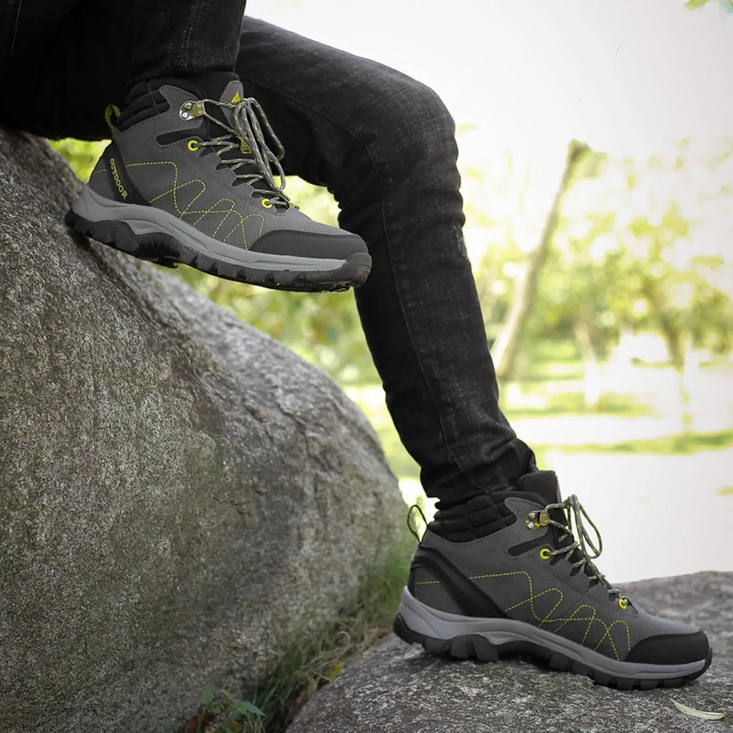 Men's Minimalist Barefoot Shoes Comfortable Breathable Stretch Canvas Slip on Sneaker Athletic Fashion Sneakers