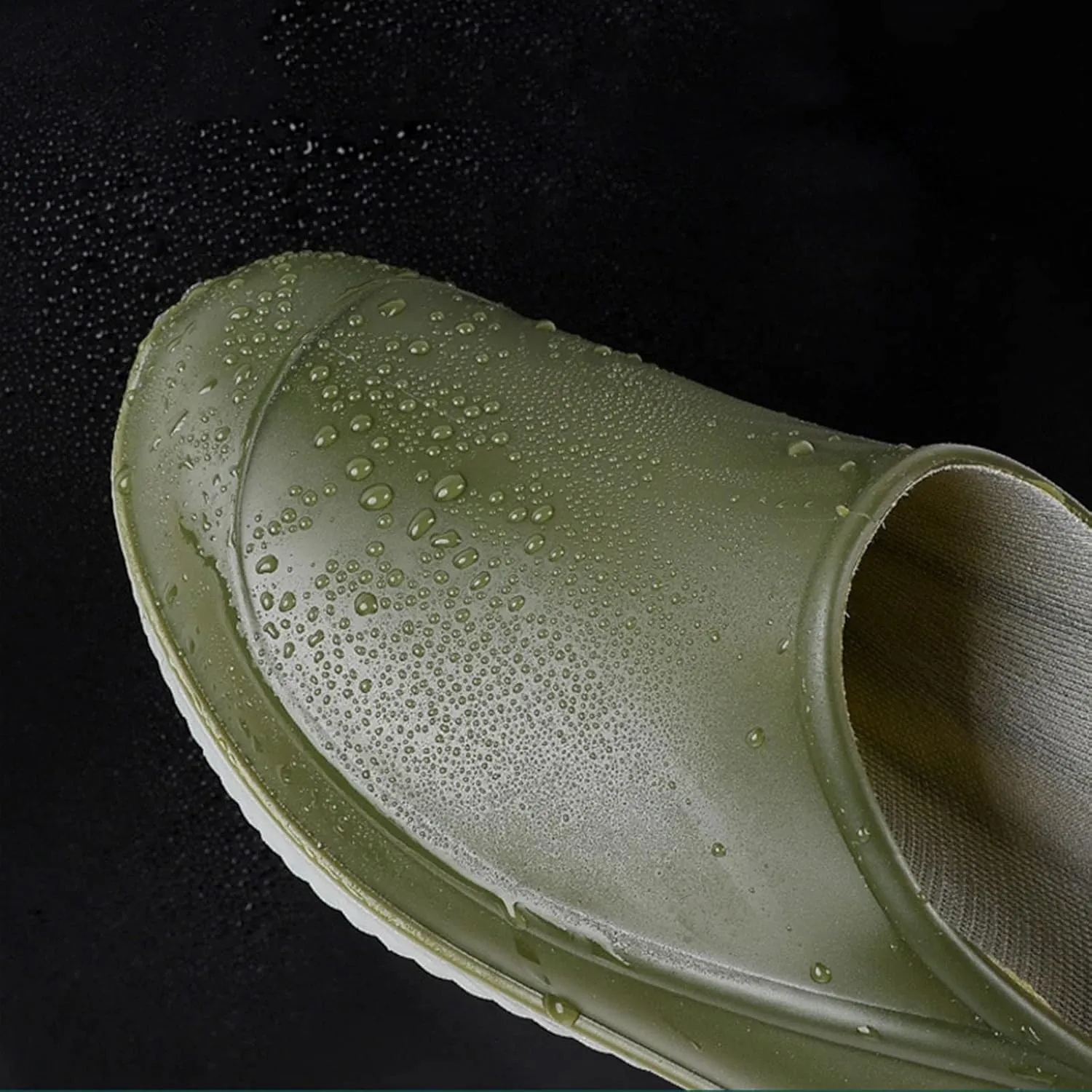 Men's Short Rain Boots Waterproof Shoes Rubber Boots Lightweight Rain Shoes Non-slip Fishing Boots for Gardening
