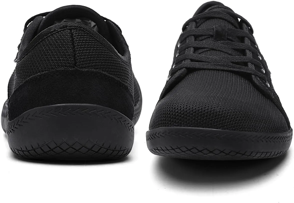 Men's Wide Slip on Barefoot Walking Shoes | Zero Drop Sole | Minimalist Footwear | Wide Toe Box (B-Blue/White,16.5)