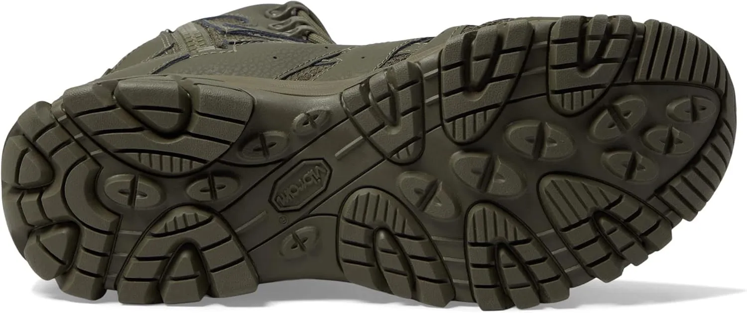 Merrell Mens Moab 3 8 Zip Tactical Waterproof Boots, Durable & Comfortable Coated Leather Combat Hiking Shoes