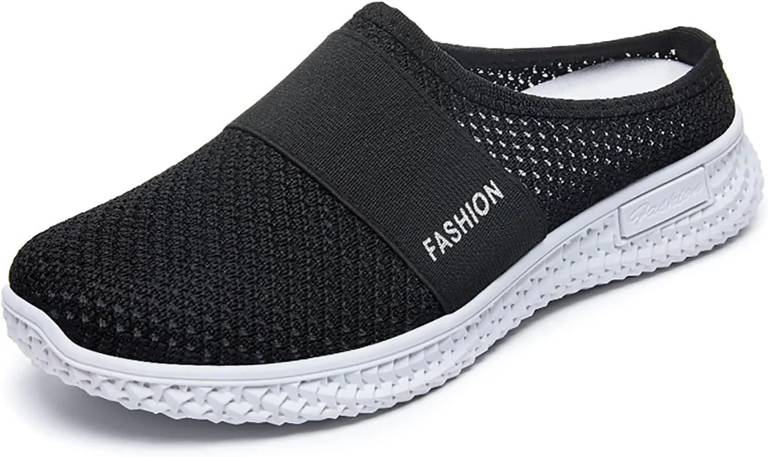 Mules Clogs for Women Diabetic Air-Cushion Slip-On Walking Shoes Lightweight Platform Mesh Mules Sneaker Sandals Orthopedic Slippers Backless Sneakers